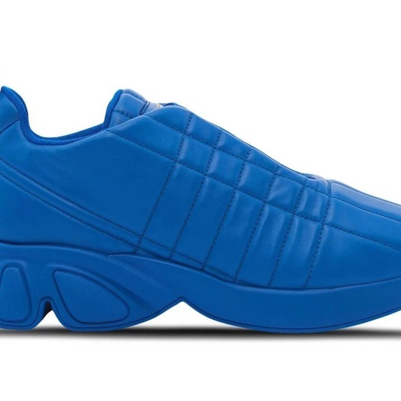 burberry leather classic quilted trainer - Picture 2 of 8